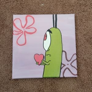 Painting - Plankton from SpongeBob